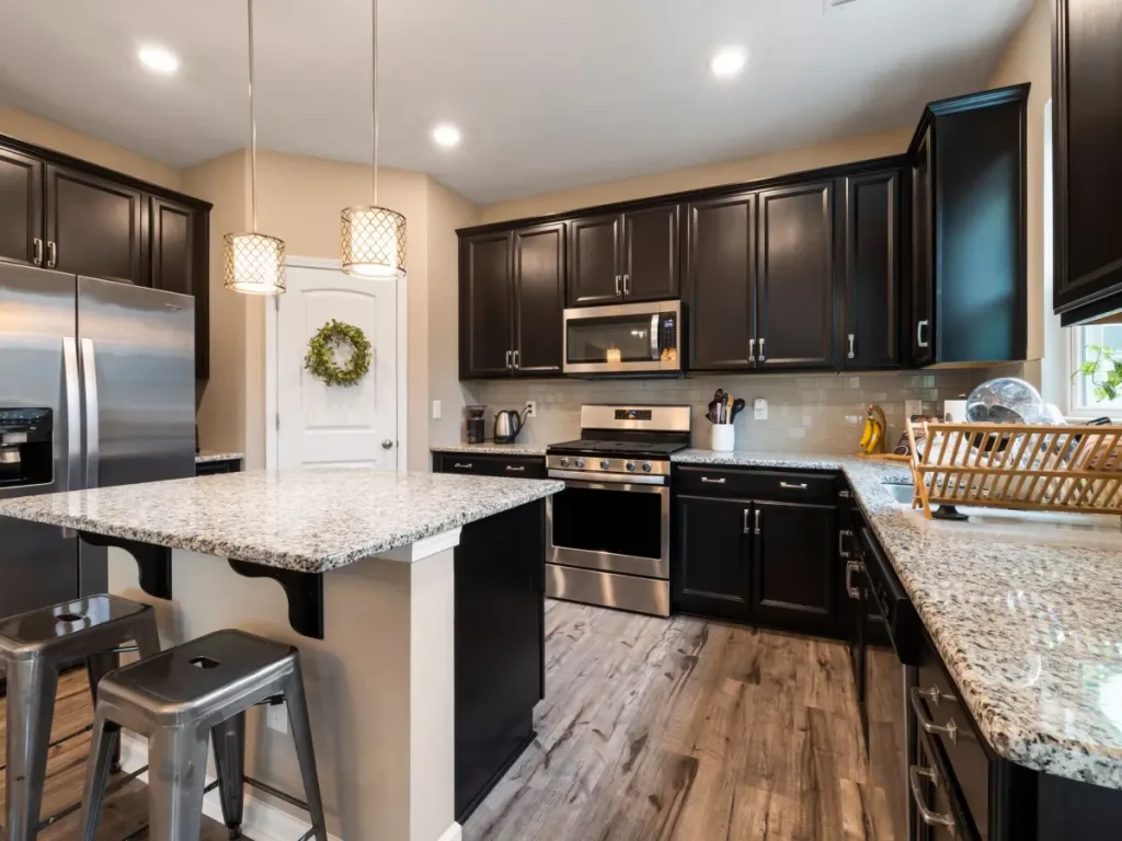 Spacious kitchen island - Chameleon Property Rehabs